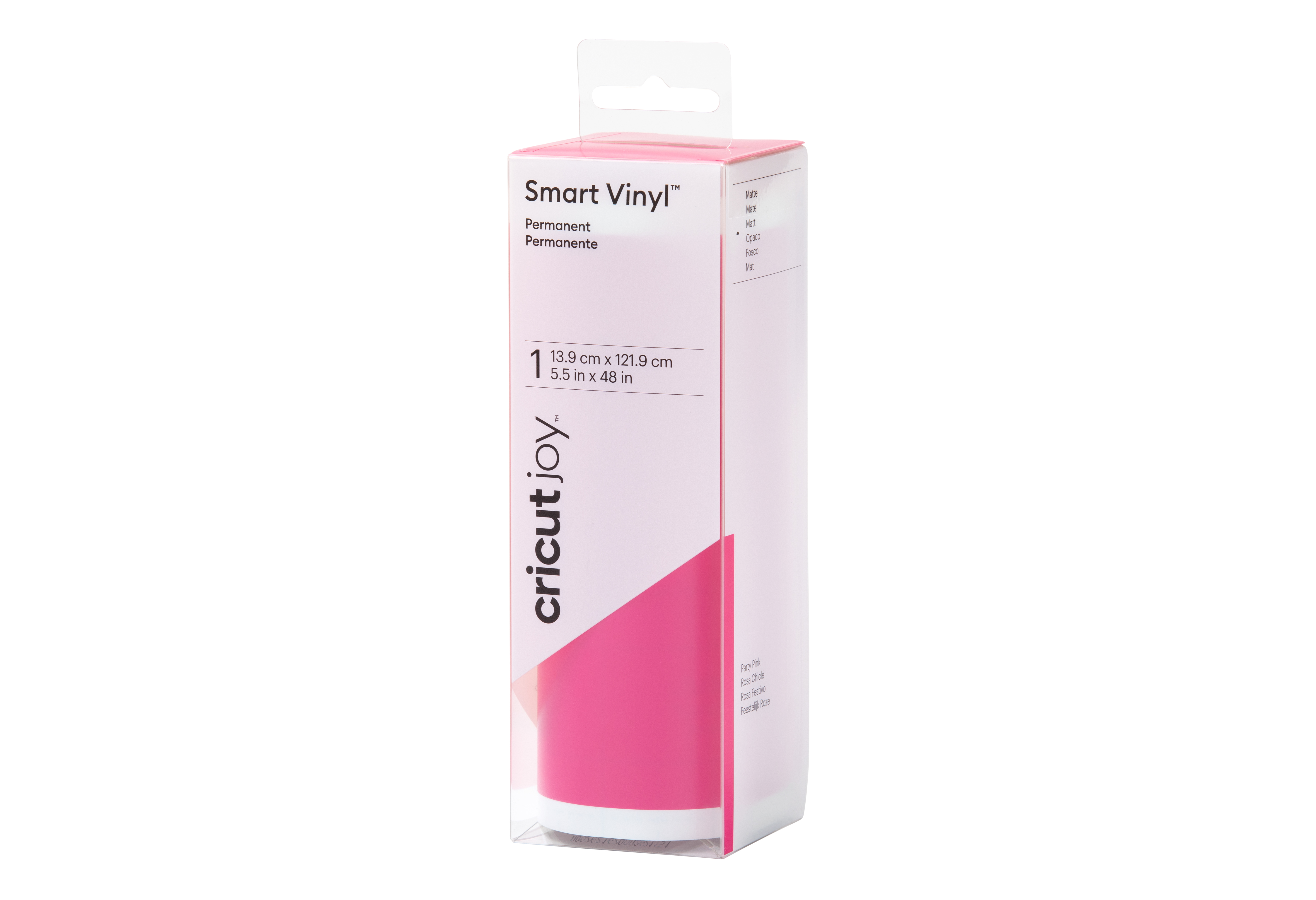 Cricut Smart Vinyl Permanent Joy 14x122cm 1 sheet (Mat Party Pink)