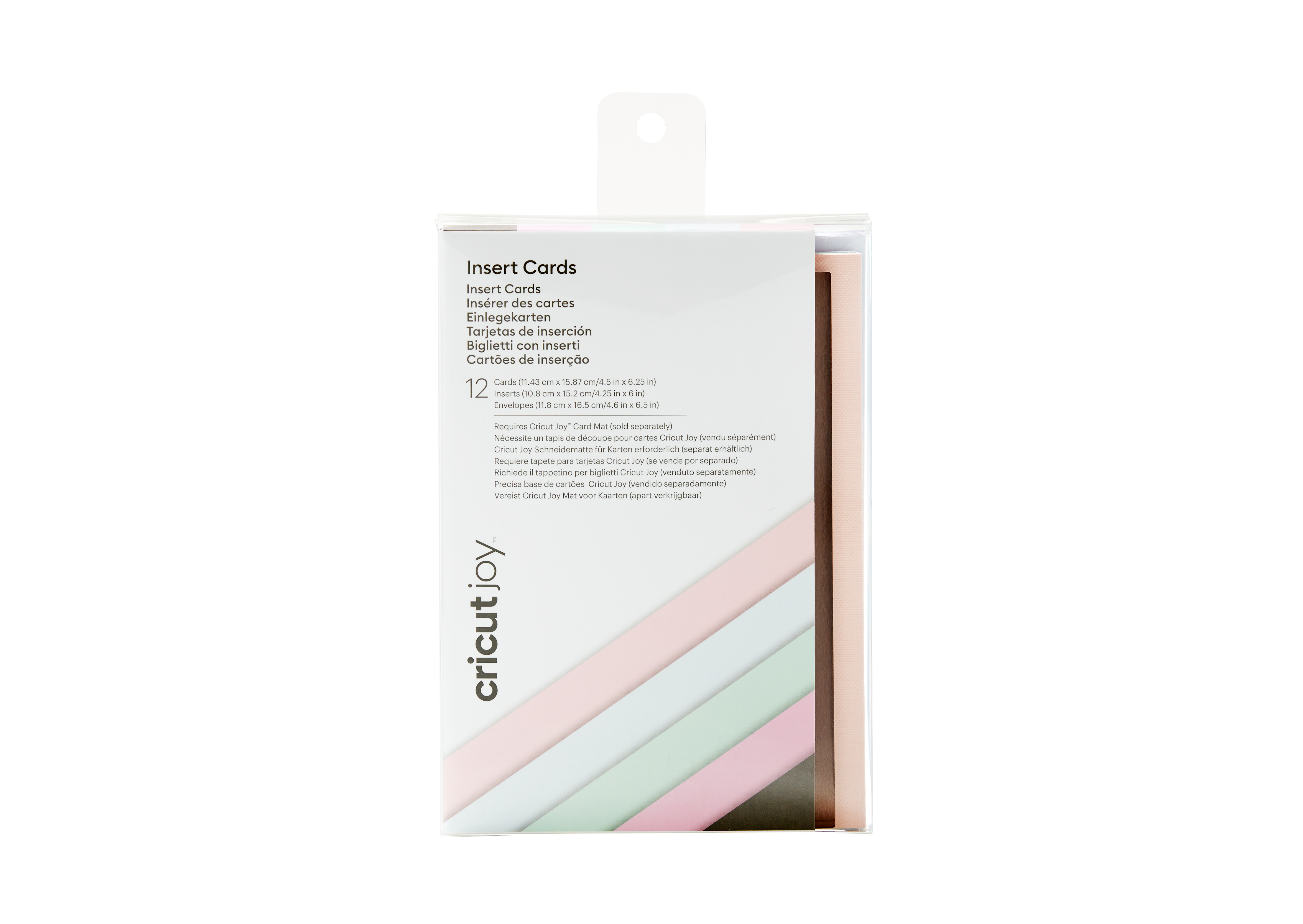 Cricut Insert Cards Macaroons R30 (11,4 cm x 15,9 cm) 12-pack