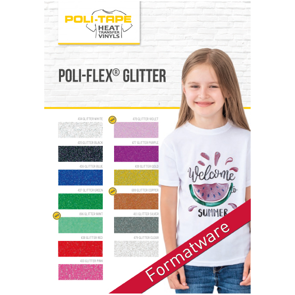 POLI-FLEX IMAGE GLITTER Flexfolie - Formatware A4 POLI-FLEX IMAGE GLITTER Flexfolie - Formatware A4