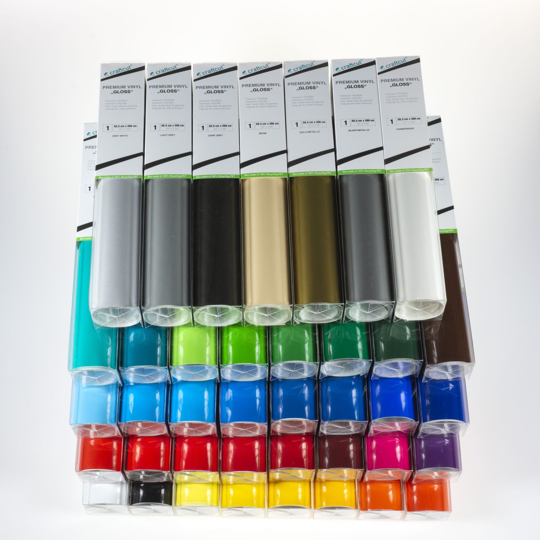 craftcut® Premium Vinyl glänzend | 30,5 x 300 cm craftcut® Premium Vinyl glänzend | 30,5 x 300 cm