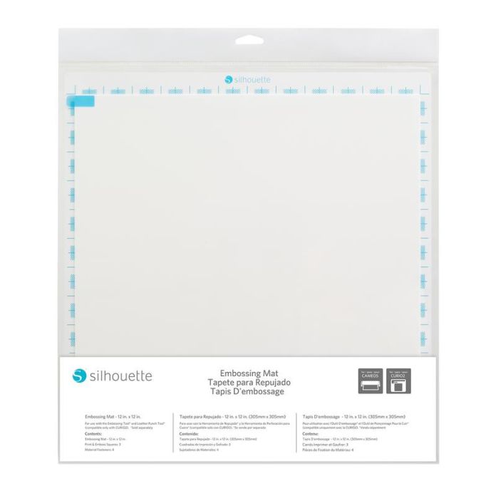 SILHOUETTE Prägematte 30,5 x 30,5 cm für SILHOUETTE CAMEO-5 und CURIO-2 SILHOUETTE Prägematte 30,5 x 30,5 cm für SILHOUETTE CAMEO-5 und CURIO-2