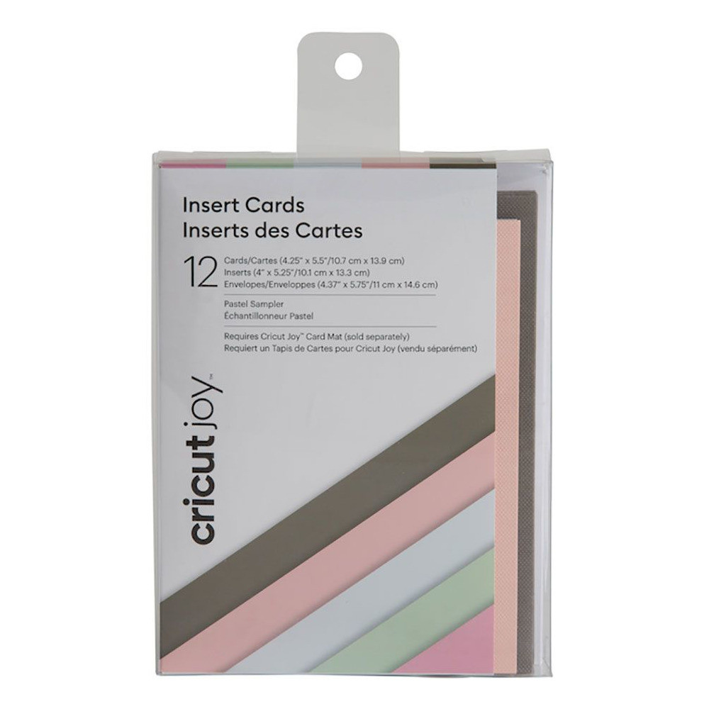 Cricut Insert Cards Pastel R20 (10,8 cm x 14 cm) 12-pack