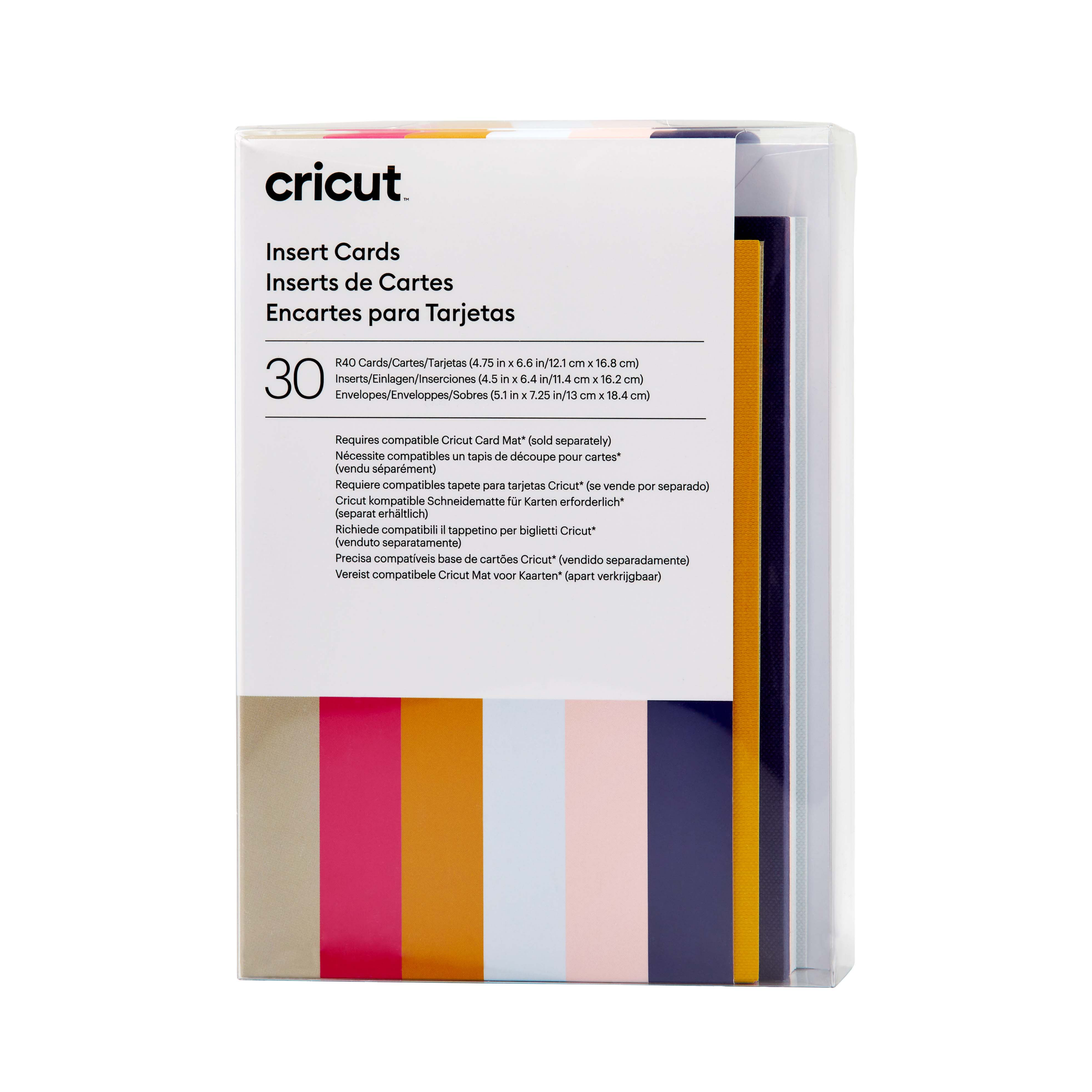 Cricut Insert Cards Sensei R40 (12,1 cm x 16,8 cm) 30-pack