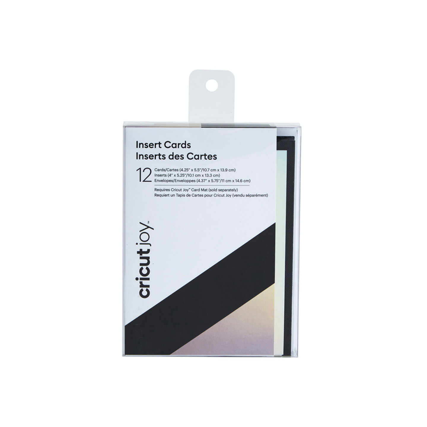 Cricut Insert Cards Black / Holo R20 (10,8 cm x 14 cm) 12-pack Cricut Insert Cards Black / Holo R20 (10,8 cm x 14 cm) 12-pack
