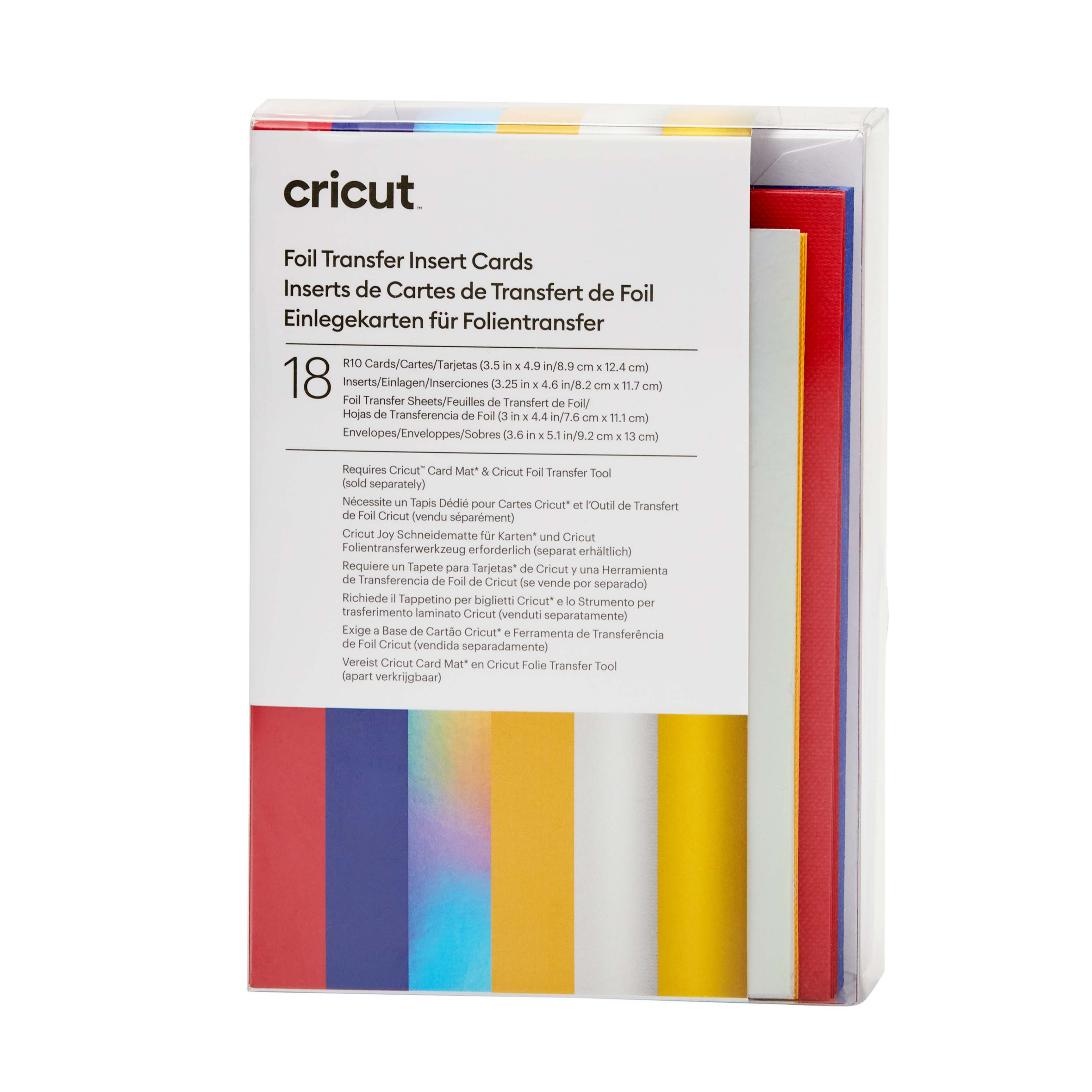 Cricut Insert Cards FOIL Celebration R10 (8,9 cm x 12,4 cm) 18-pack Cricut Insert Cards FOIL Celebration R10 (8,9 cm x 12,4 cm) 18-pack
