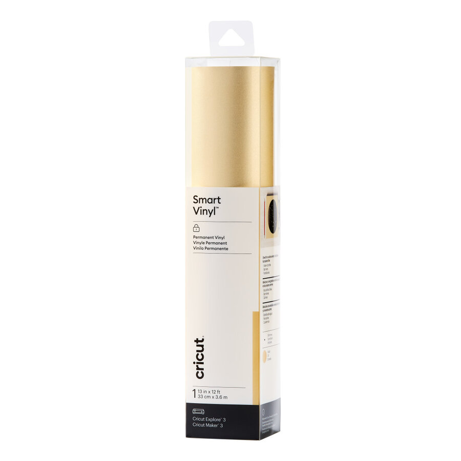 Cricut Smart Vinyl Permanent 33x366cm 1 sheet (Shimmer Gold) Cricut Smart Vinyl Permanent 33x366cm 1 sheet (Shimmer Gold)