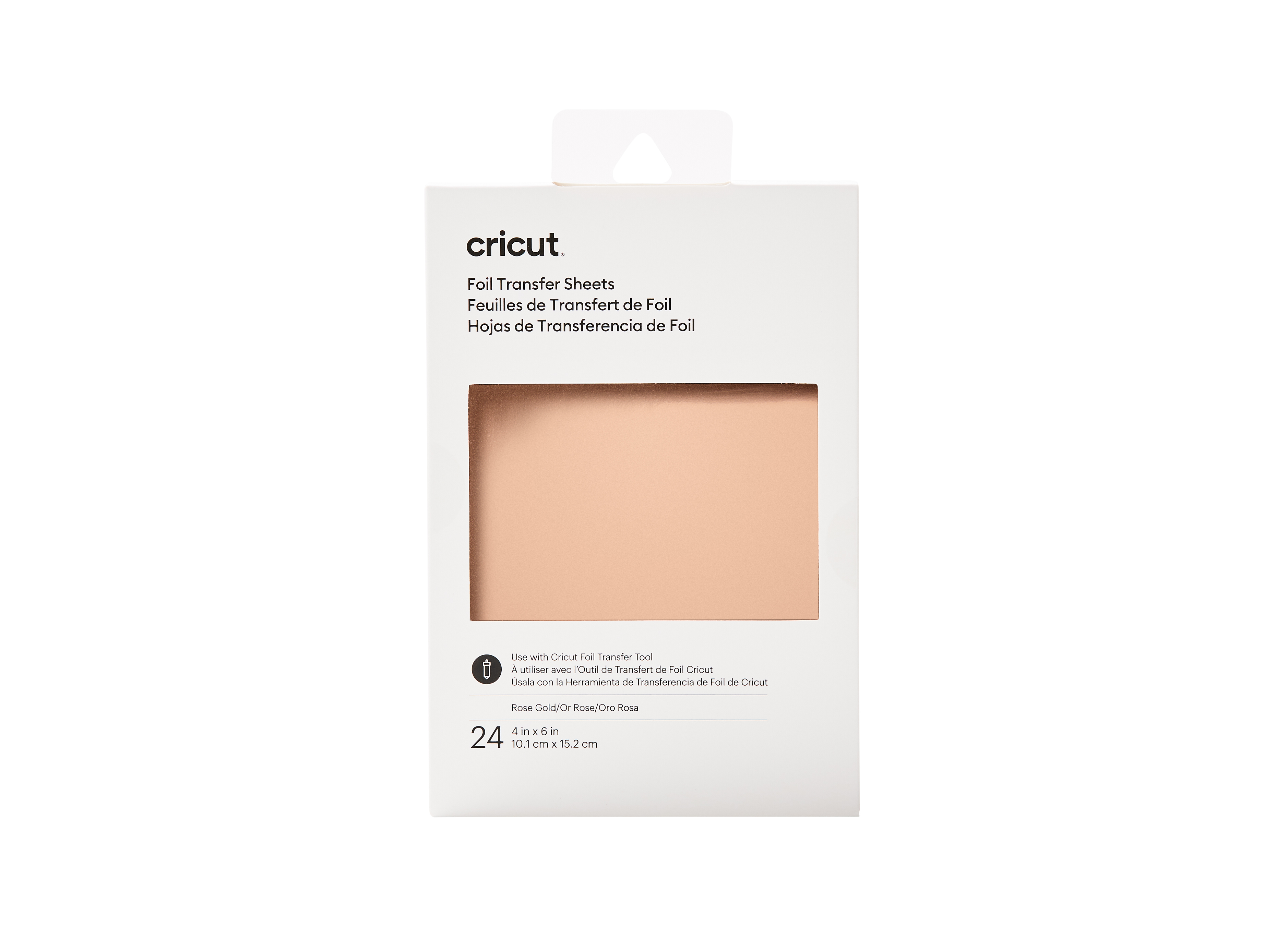 Cricut Transfer Foil Sheets 10x15cm 24 sheets (Rose Gold) Cricut Transfer Foil Sheets 10x15cm 24 sheets (Rose Gold)