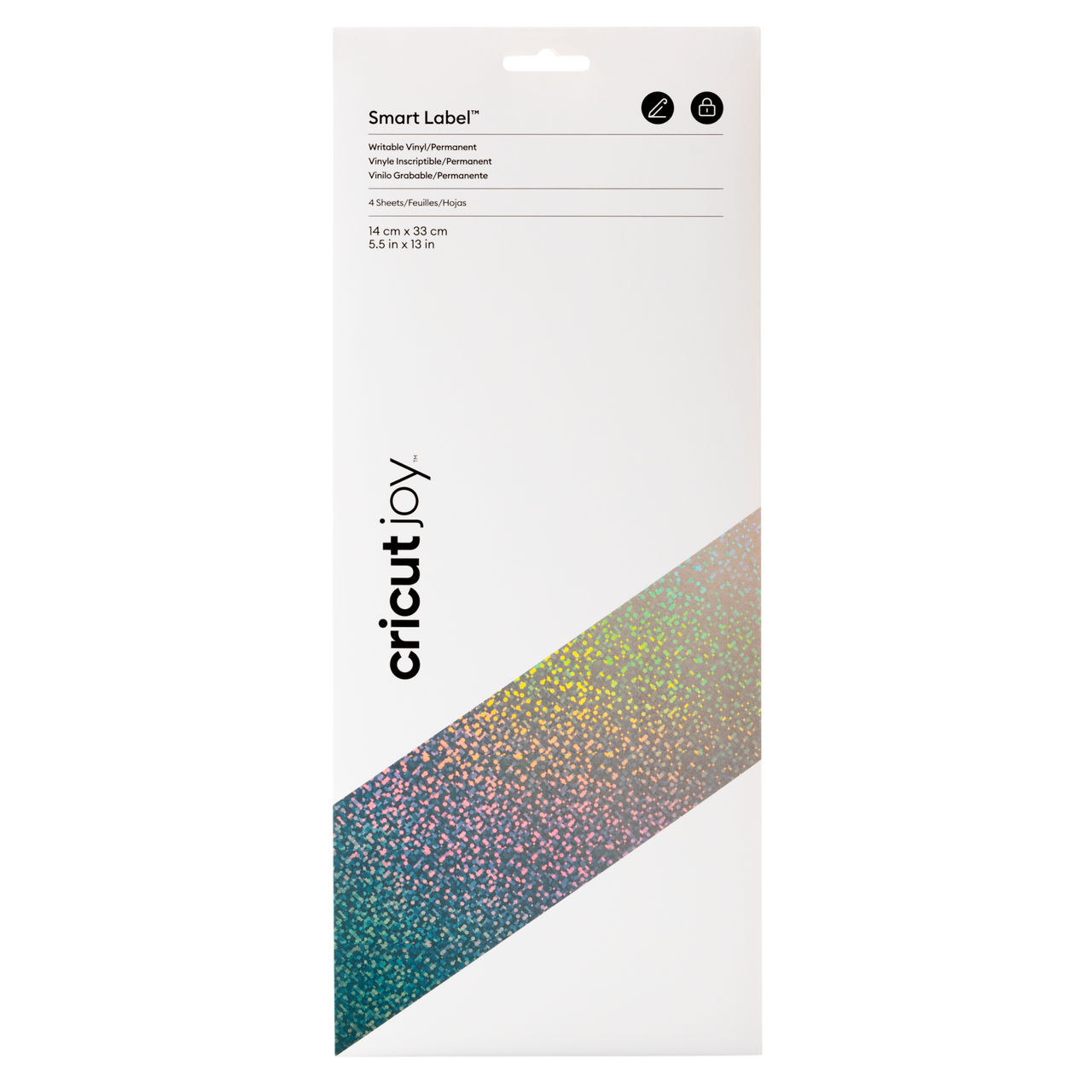 Cricut Smart Vinyl Permanent Writable Joy 14x33cm 4 sheets (Silver Holographic) Cricut Smart Vinyl Permanent Writable Joy 14x33cm 4 sheets (Silver Holographic)