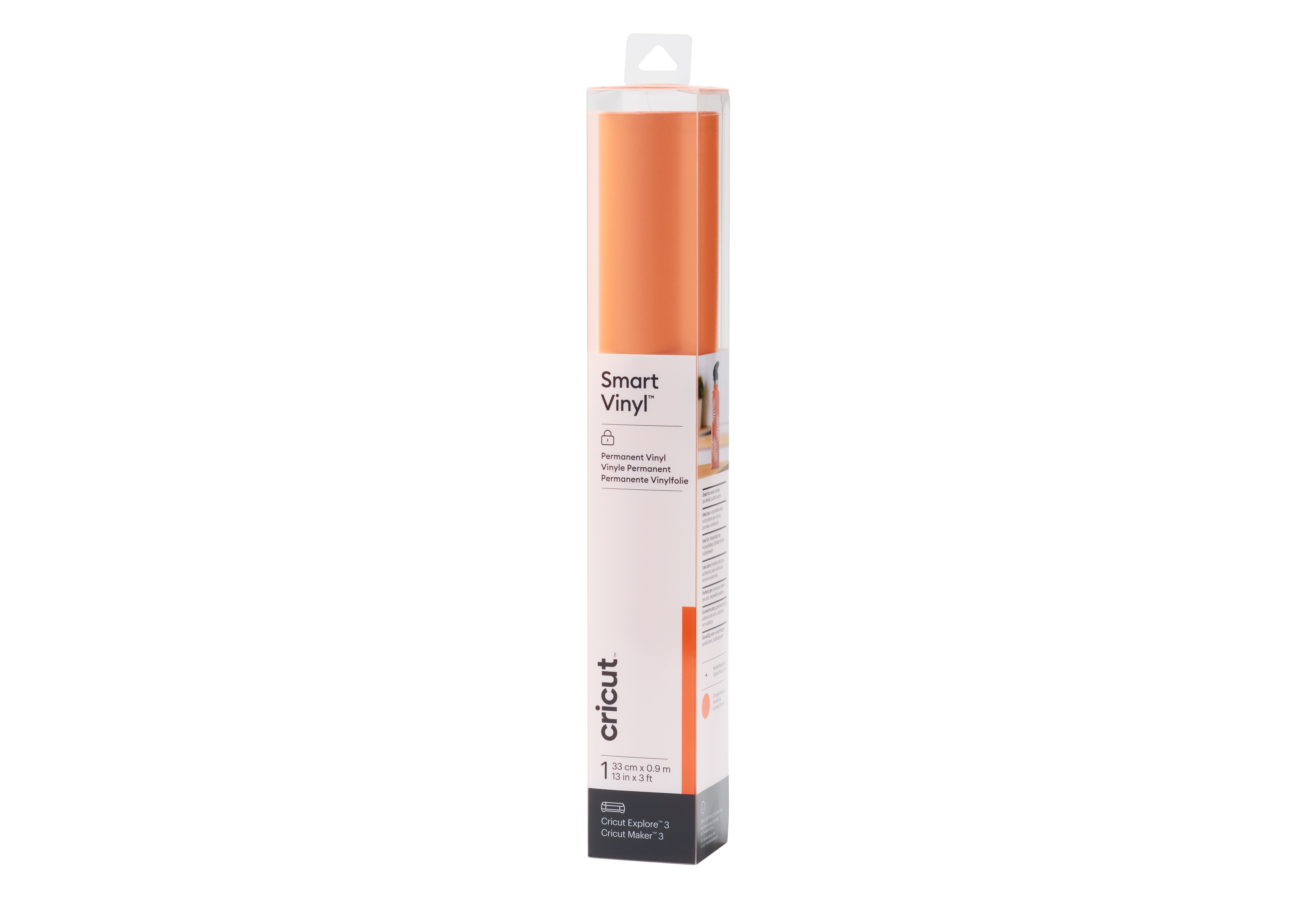Cricut Smart Vinyl Permanent 33x91cm 1 sheet (Orange)