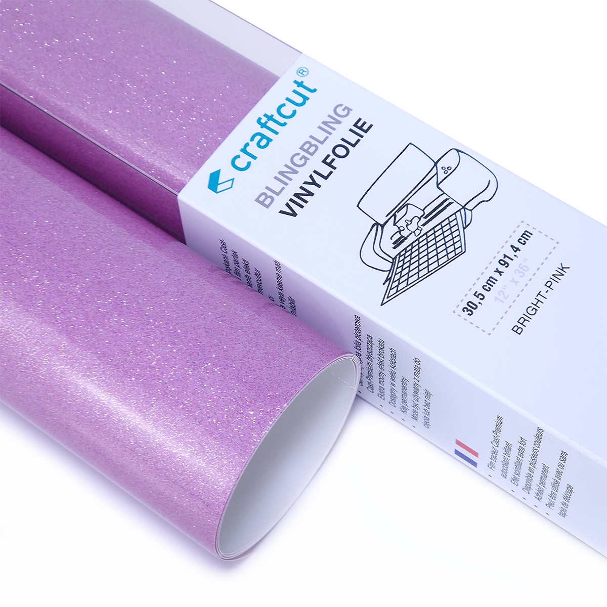 craftcut® BlingBling Vinylfolie 30,5 x 91,4 cm craftcut® BlingBling Vinylfolie 30,5 x 91,4 cm