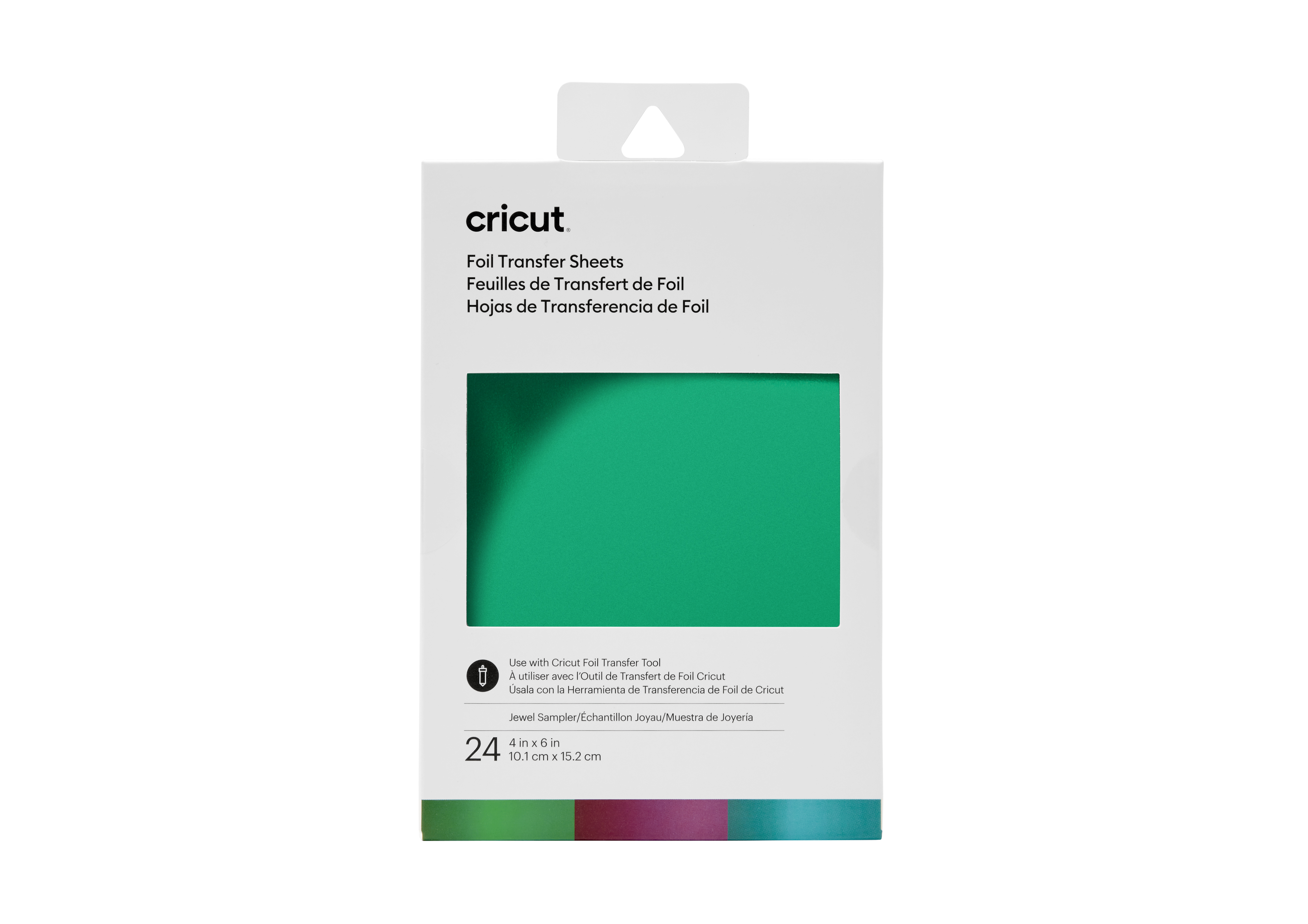 Cricut Transfer Foil Sheets Sampler 10x15cm 24 sheets (Jewel) Cricut Transfer Foil Sheets Sampler 10x15cm 24 sheets (Jewel)