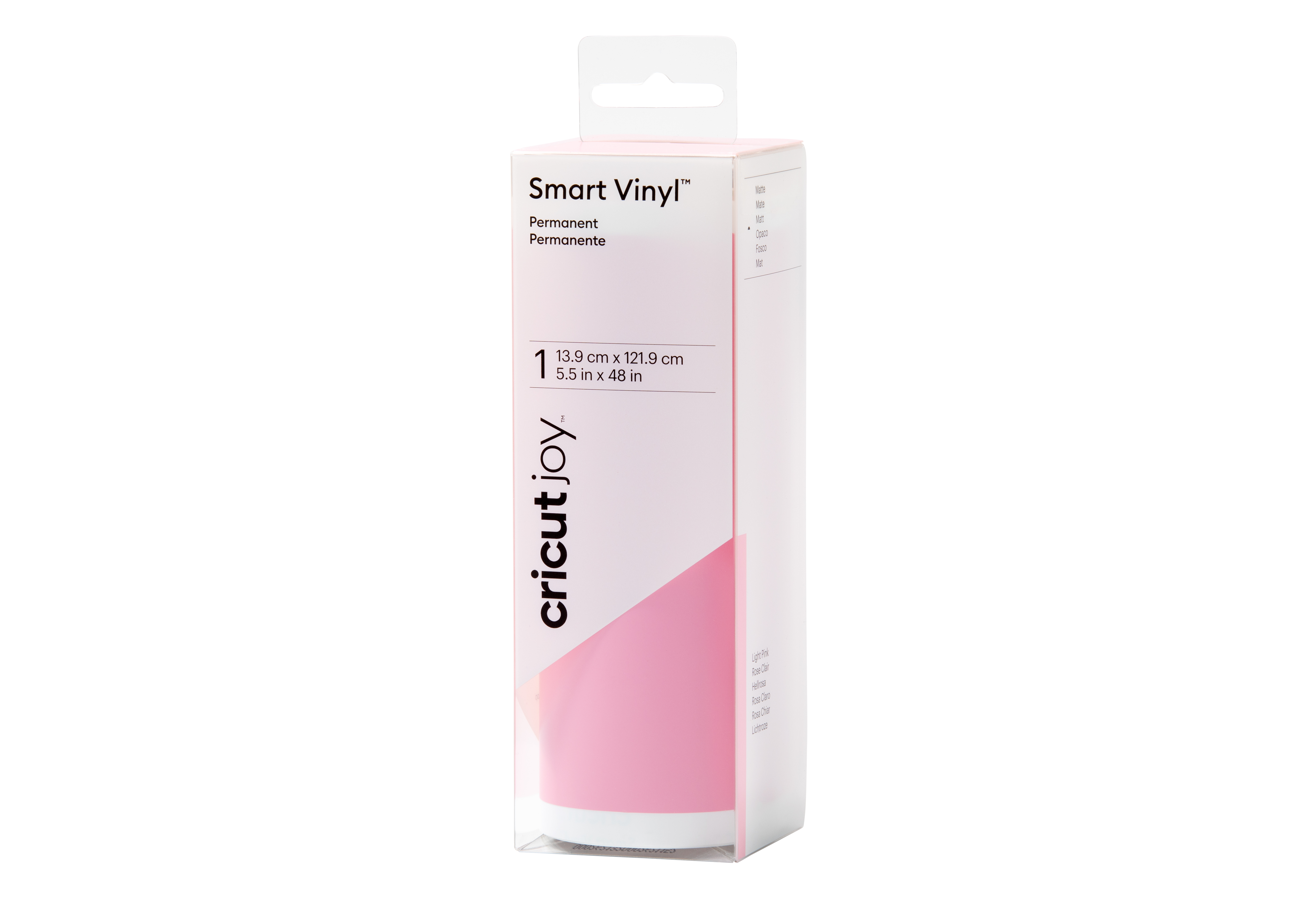 Cricut Smart Vinyl Permanent Joy 14x122cm 1 sheet (Mat Light Pink)
