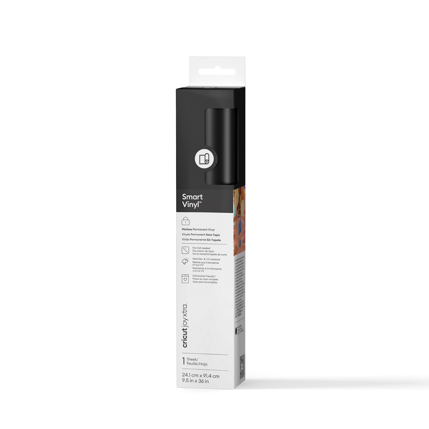 Cricut Smart Vinyl Permanent Joy Xtra 24,1x91,5cm 1 sheet (Black)
