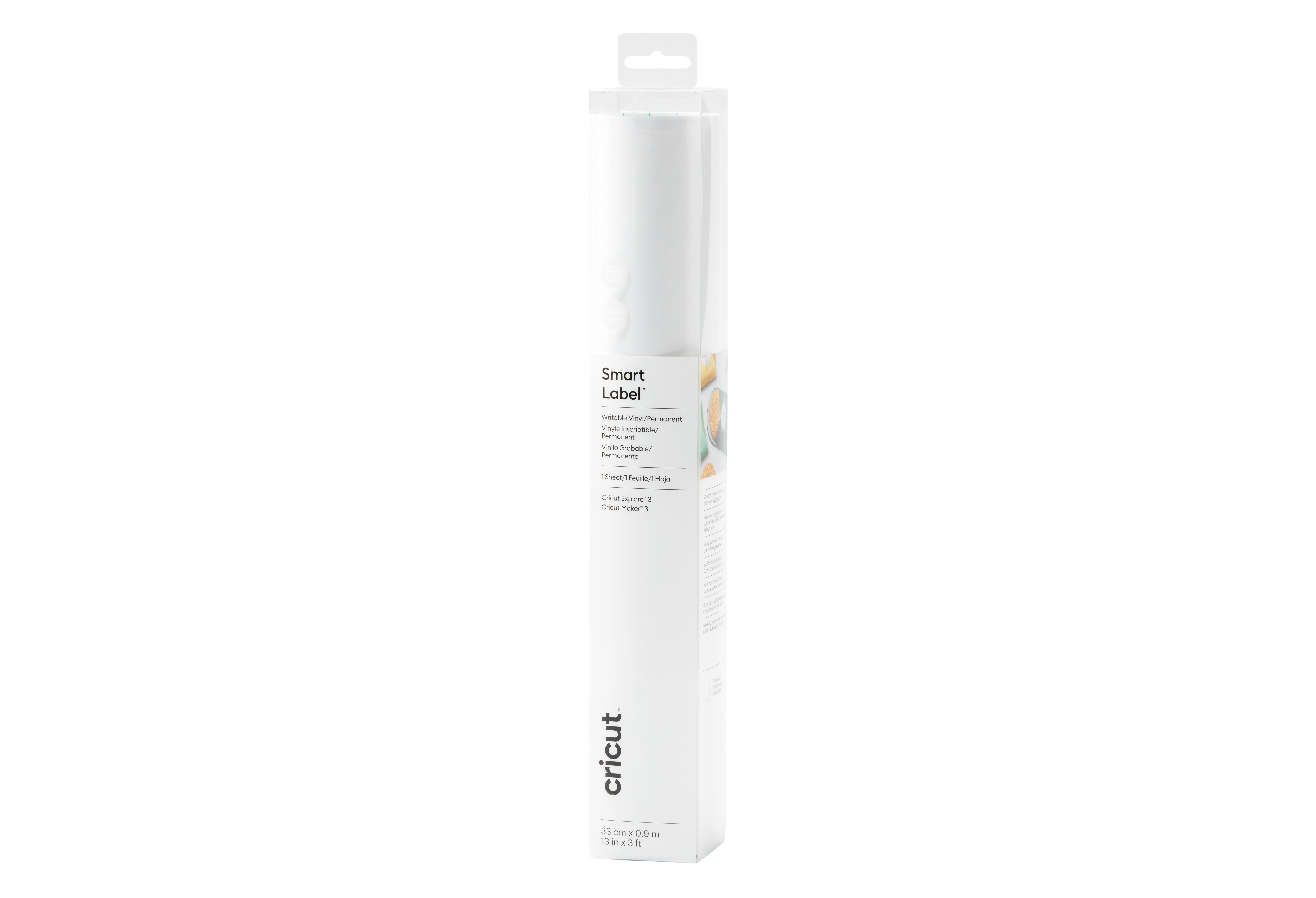 Cricut Smart Vinyl Permanent 33x91cm (Writable Transparent) Cricut Smart Vinyl Permanent 33x91cm (Writable Transparent)