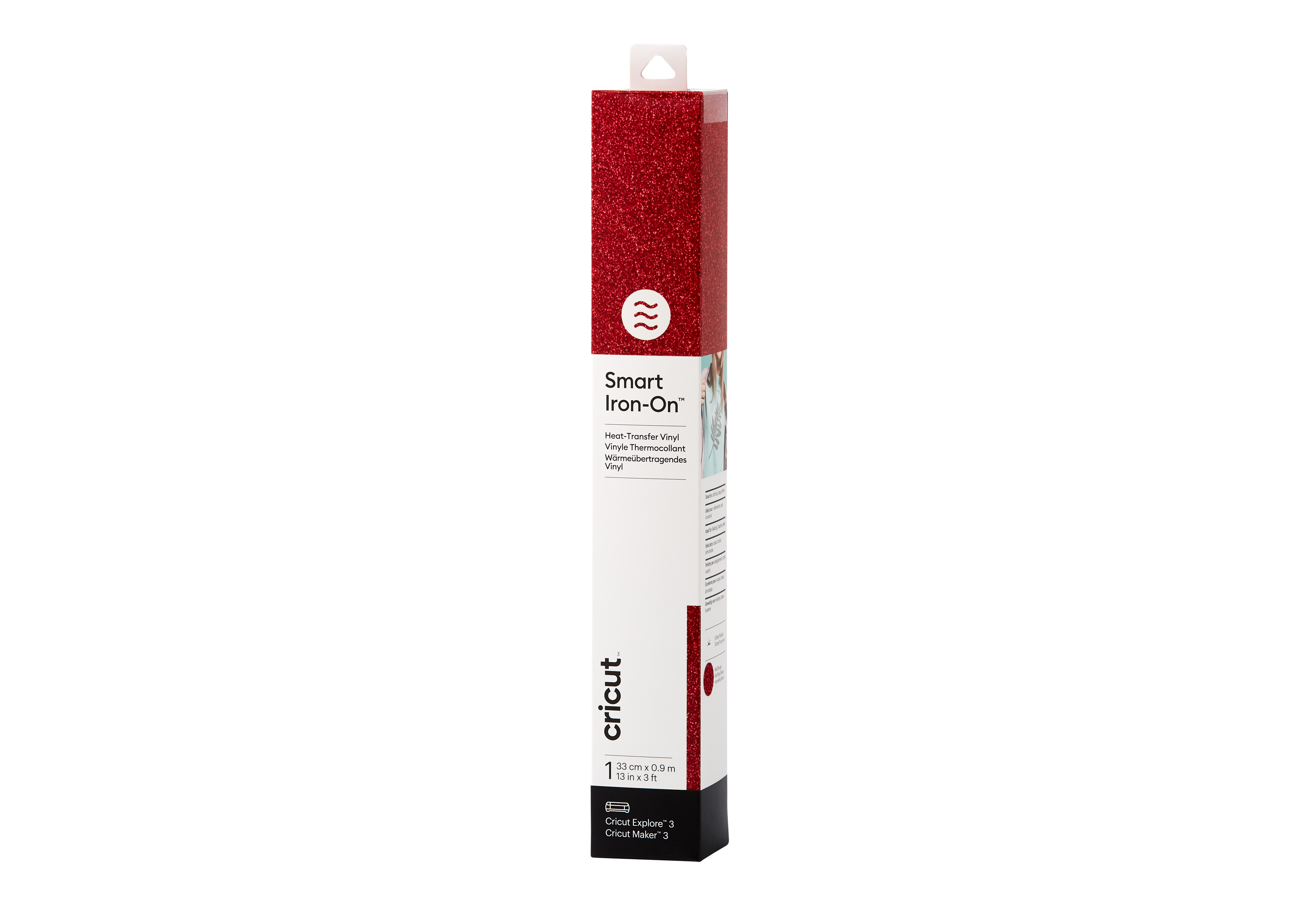 Cricut Smart Iron-on 33x91cm 1 sheet (Glitter Red) Cricut Smart Iron-on 33x91cm 1 sheet (Glitter Red)